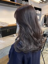アンセム(anthe M) 髪質改善トリートメント韓国ミルクティーベージュカラーミニボブ