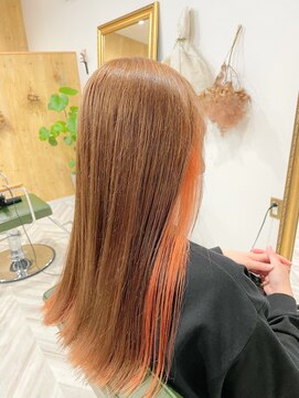 ネバーランド(NEVERLAND) オレンジインナー×ベージュ