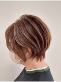 骨格補正美人ハイライトショート