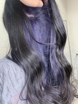 ヘアアンドメイク ルシア 奈良店(hair & make Lucia) インナーパープル