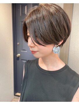 トゥーリ 二日市店(tuuli) ◆斜めバング小顔愛されショート髪質改善グレージュカラー