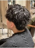 ツイストパーマ_調布メンズカット刈り上げ