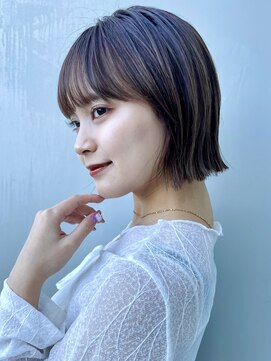 トリコ ショップアンドヘアサロン(tricot shop hair salon) ぱっつんボブ コンパクトボブ フルバング