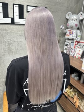 オルズ 渋谷(ALLZ) ハイトーンペールホワイトダブルカラーケアブリーチケアカラー
