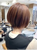 【岩田莉奈】//40代50代◎大人ナチュラルレイヤーショートボブ
