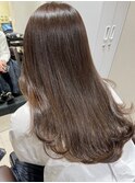 大人かわいいエギョモリ ミルクティーブラウン ひし形シルエット