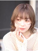 透明感ベージュ×ミルクティーカラー