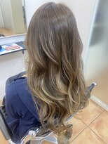 インパークス 町屋店(hair stage INPARKS)&nbsp;レイヤーカット×ベージュカラー