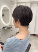 ショートカットxひし形ショートボブ×前髪あり20代30代40代