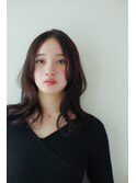 ネックコンシャスウェーブヘア