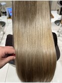 【髪質改善縮毛矯正でブリーチ毛もツヤサラ美髪に】