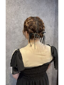 ココア(cocoa) 編みこみツイン