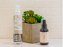 ノンシリコン、オーガニックにこだわったケア材