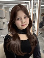 ロンドホットリップ 立川(Lond hot lip)&nbsp;チャコールグレー/ココアグレージュ/ミディアムレイヤーカット