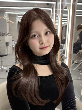 ロンドホットリップ 立川(Lond hot lip) チャコールグレー/ココアグレージュ/ミディアムレイヤーカット