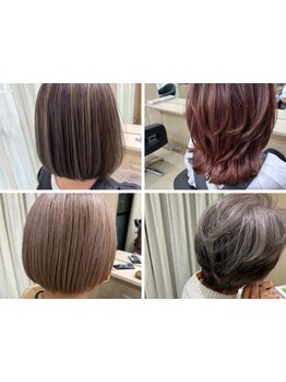 【堀江白髪ぼかし】白髪は隠してもいい、活かしてもいい、大切なのは心地よさです。