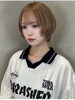 オニキス(ONYX)&nbsp;k03 レイヤーカットミルクティーベージュダブルカラー