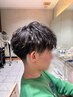【メンテナンス☆全員OK】ツーブロックの刈り上げメンテナンスカット ¥1320