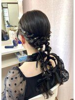 ジェミータ 横浜&nbsp;ツイン編み下ろし【横浜/ヘアセット/結婚式】