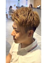 ニーイチイチ(211)&nbsp;メンズショートカット×ハイトーンカラー