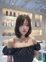 デュノヘアー 神戸三宮店(DUNO hair)&nbsp;ラテベージュと内巻きレイヤーボブ＊