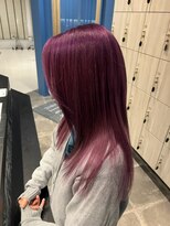 アース いわき店(HAIR&MAKE EARTH)&nbsp;ピンクラベンダーロング