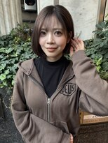 スタンド バイ ヘアー アンド コーヒー 恵比寿(STAND By HAIR & Coffee) ココアブラウンカラー