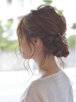 アンク 東口店(+ank+)の写真/春日原駅すぐ!結婚式のしっかりヘアset～ちょっとオシャレしたい同窓会までOK☆ヘアセットはankにお任せ♪