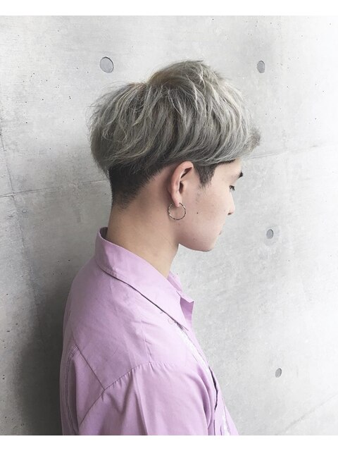 【STAND By  HAIR】MEN’Sグレイッシュショート