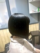 ヘアーアンドスパ エンジェイ(HAIR＆SPA enj) 前下がりボブ