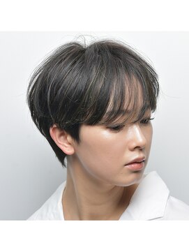 ファースト 吉祥寺(FIRST KICHIJOJI) 美フォルムショート × ハイライト 大人グレージュ【FIRST】.