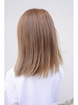 ボアップ 松山店(boappu) #ハイトーンカラー#ブロンドヘア#ミルクティー#ベージュカラー