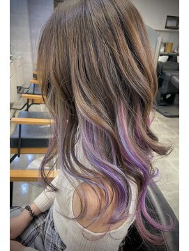 キャラ シャローネ 池袋(Chara Chalone) 20代30代40代大人かわいいインナーカラー/資生堂カラーミューズ