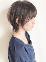 ステアケース 武蔵小杉店(stair:case) 大人かわいい外ハネショートウルフ前髪ありハイライトカラー