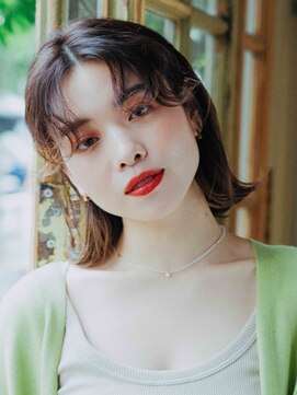 エルプリエ(elle brille) 切りっぱなし外はねボブ