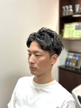 ケースタイル ヘアスタジオ 神保町店(K STYLE HAIR STUDIO) 束感ショート/波巻き/ツーブロックマッシュ/アップバング/神保町