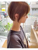 トリート 津田沼店(TREAT)&nbsp;ショートボブ×サンドベージュ