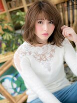 カバーヘア ブリス 戸田公園西口店(COVER HAIR bliss)&nbsp;フレンチカジュアルくせ毛風ふわミディc5戸田公園20代30代40代