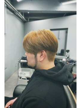 アイコン ブルー メンズ(I-CON #blue MEN'S) センターパート×外国人風ナチュラルブラウン