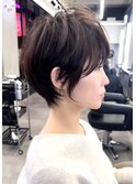 大人可愛い愛され小顔ナチュラルショート