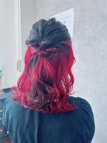 ヘアーワークス ボナ(HAIR WORKS bona.)&nbsp;大胆ヘアカラー 髪質改善Tr＋ブリーチオンカラー#12