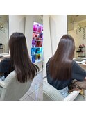 髪質改善ストレート
