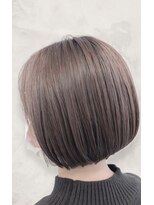 ユキオ ダル(Yukio Dal)&nbsp;20代30代ミニボブココアブラウン小顔美肌ストレート丸み