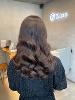 ジーナ 本八幡(Zina)&nbsp;大人かわいい20代30代40代小顔ショコラベージュ　Zina本八幡