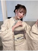 ヘアセット / アレンジ / ダブルカラー / 透明感