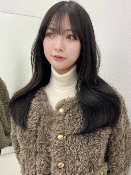 アイトーキョーエス 渋谷(AI TOKYO S) 韓国くびれ巻き韓国レイヤー後れ毛顔まわりオリーブグレージュ