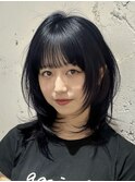 韓国風/レイヤー/小顔/前髪カット/髪質改善/グレージュ/透明感