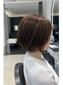 オリーブアッシュショートボブ