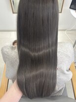 ミリ 奈良店(mm)&nbsp;グレージュ/近鉄奈良/学割/透明感カラー/髪質改善トリートメント