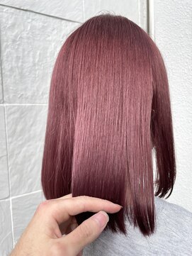 アヴァンス 難波店(AVANCE.) イルミナカラーで作る高発色ボルドーピンク